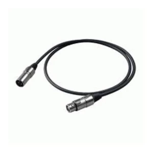 PROEL BULK250LU10 - микрофонный кабель, XLR (папа) <-> XLR (мама), длина - 10м