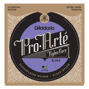 D'ADDARIO EJ44 - струны для классической гитары, серебро (Silver), X-Hard Tension